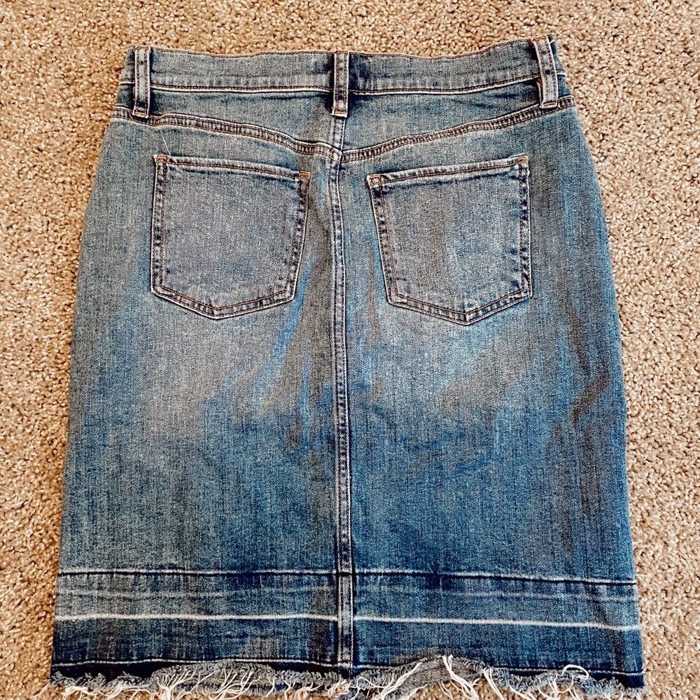 Loft denim skirt